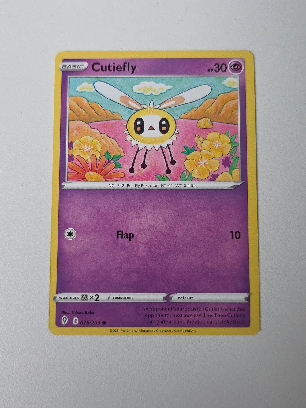 Pokemon Cutiefly, Ribombee, And Lillie's Ribombee Trading Cards
